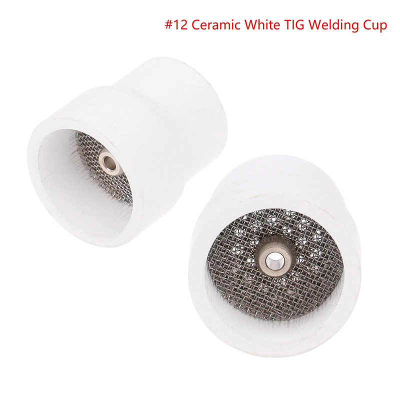 12# 16# White Ceramic Nozzle Alumina Cup For WP9/20/17/18/26 Tig Welding Torch Ceramic White Tig Welding Cup