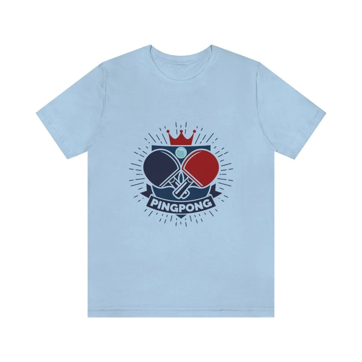 Camiseta de Ping Pong para hombre, tenis de mesa Vintage s para papá, torneo, diseño deportivo, informal, Bella Canvas