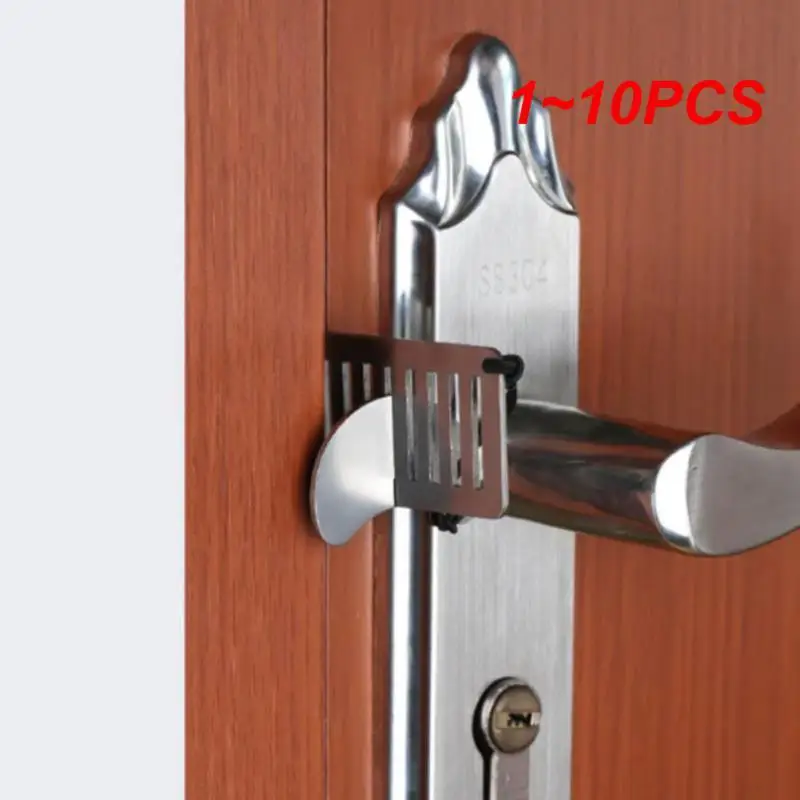 1~10PCS Door Lock Security For Travel Heavy Duty Portable Door Lock Stoppers Hotel Door Jammer Home Security Lock Device