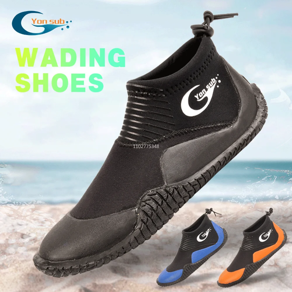 

Ботинки для дайвинга для мужчин и женщин, ботинки для гидрокостюма, неопреновая противоскользящая пляжная обувь на толстой мягкой подошве, обувь для подводного плавания и подводного плавания, аква-обувь