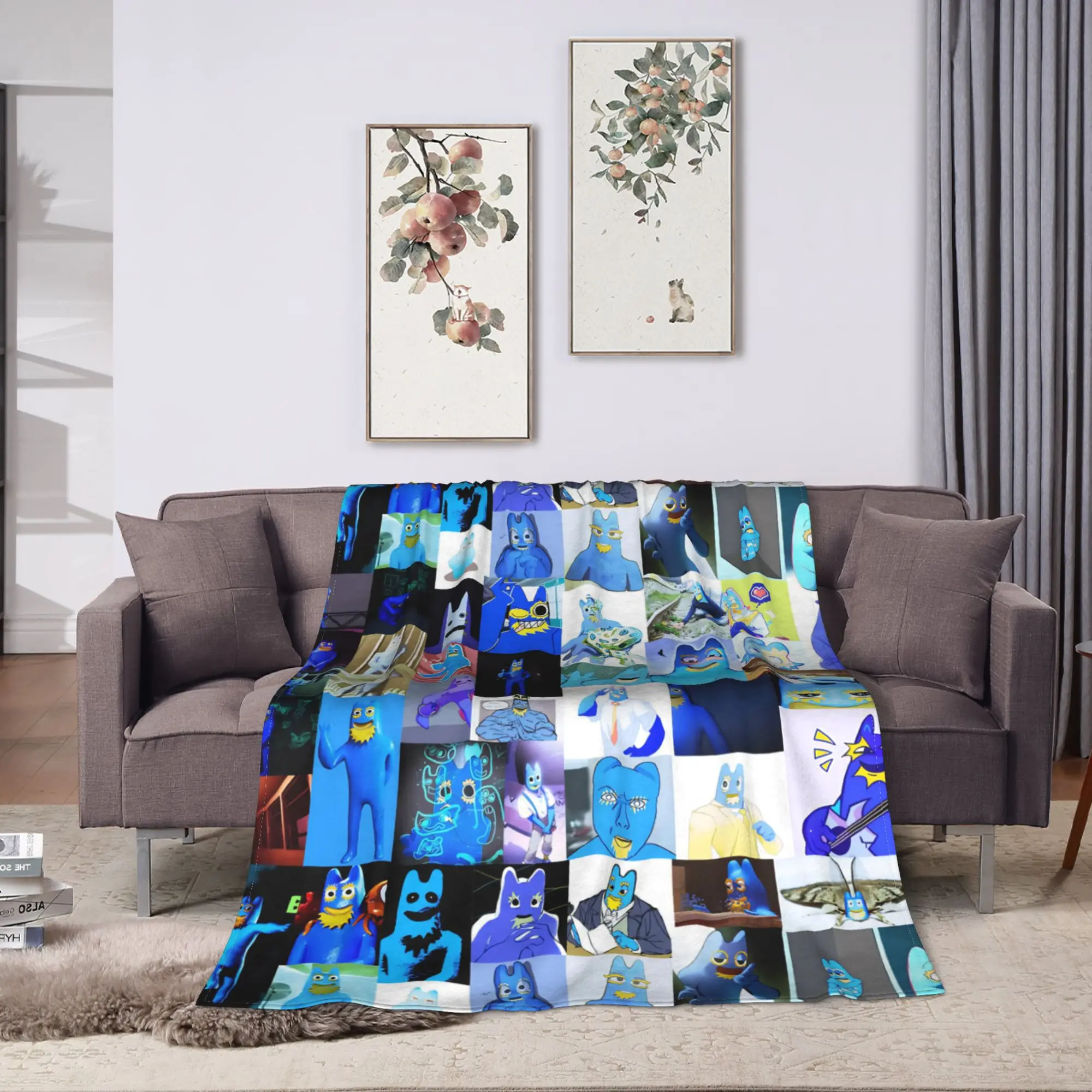 Gartens Banbans Horror Game Flannel Blanket Flumbo Funny Throw Blankets for Home 200x150cm Quilt