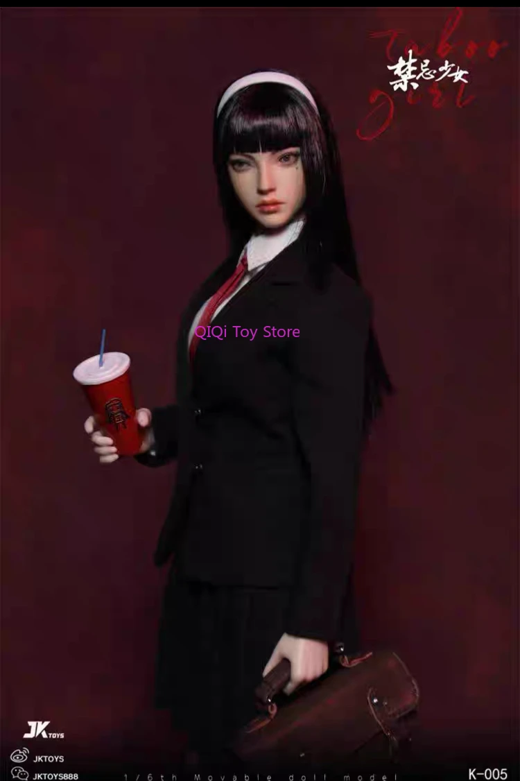 K-005 Ragazza Proibita Ito Junji Tomie versione cosplay 1/6 occhi mobili scultura a doppia testa soldato completamente mobile