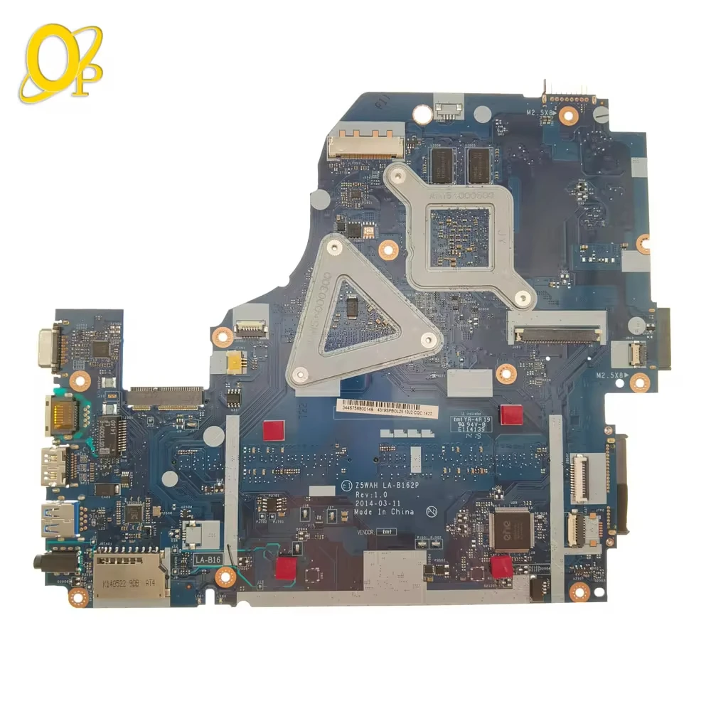 Imagem -02 - Placa-mãe do Portátil para Acer Aspire Z5wah La-b162p E5571g V3-572g E1-572g E1-572g i3 i5 I74th Gen Cpu Gt840m Gt820m Ddr3