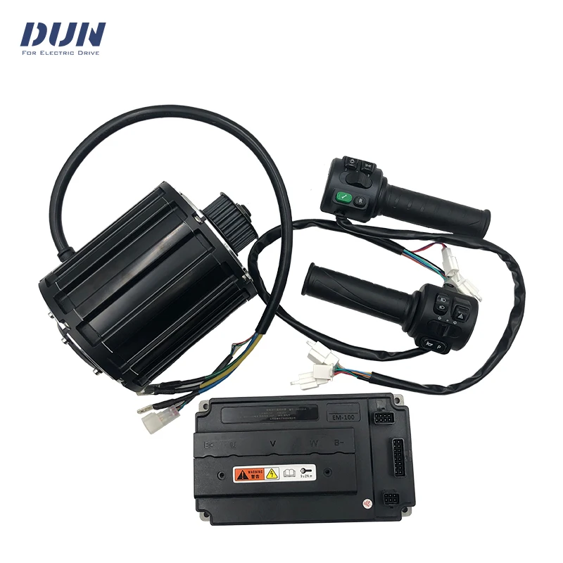 Kit motore Mid Drive QS120 70KPH 72V 2000W con Controller EM100 per ciclomotore ATV per moto elettrica