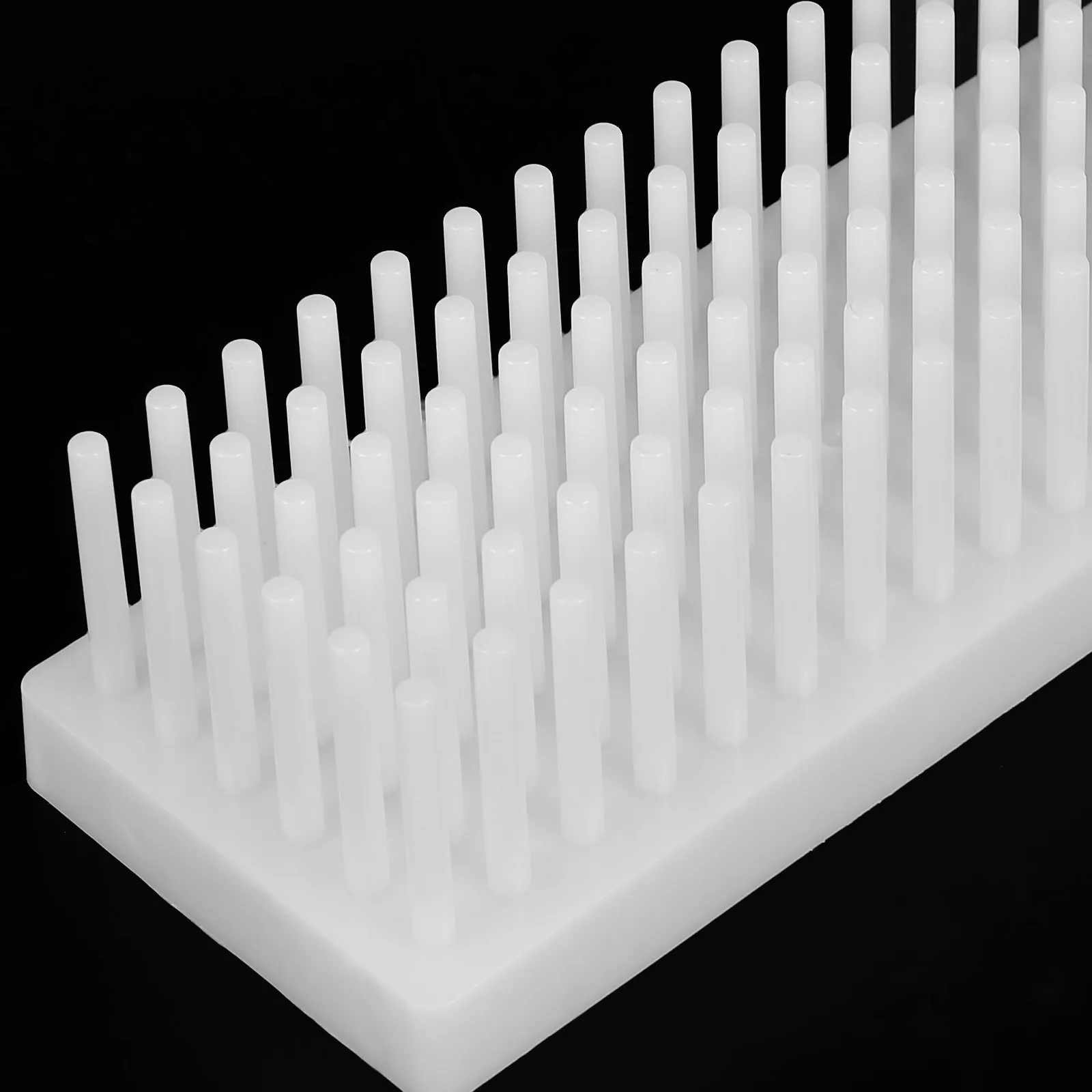 Plastic Tube Rack Stable Test Tube Stand for Laboratory Drying Storage Holder Reusable Chemistry Experiment Organizer view 3