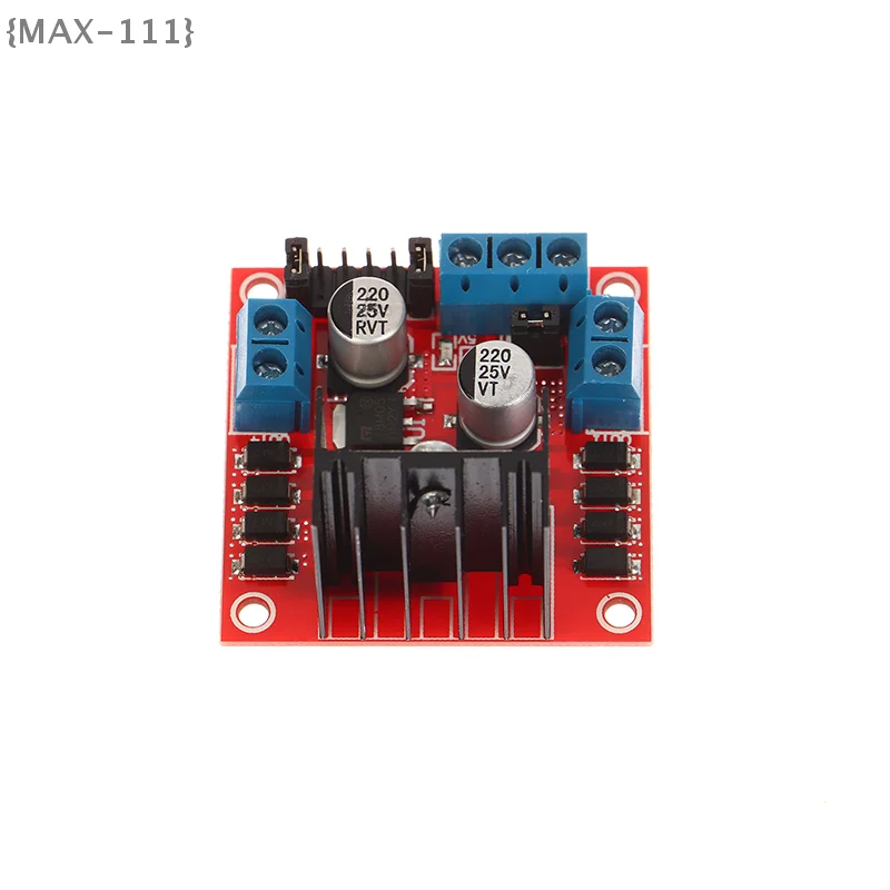 【F2-MAX111】L298N DC Stepper Motor Driver Module for Arduino - High Power Smart Car Robot Breadboard Peltier Controller Board