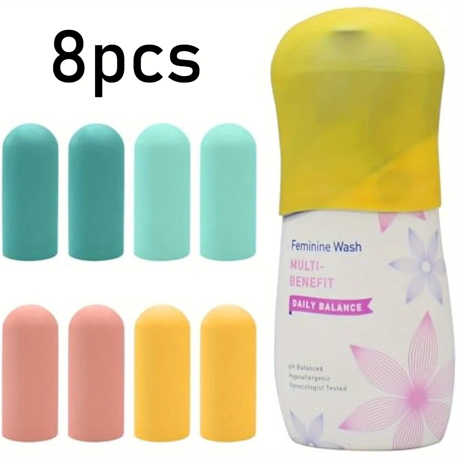 

8pcs silicone bottle caps, essential travel items for men and women, travel toiletries, essential cruise items, additional luggage, travel essentials, leak proof elastic sleeves