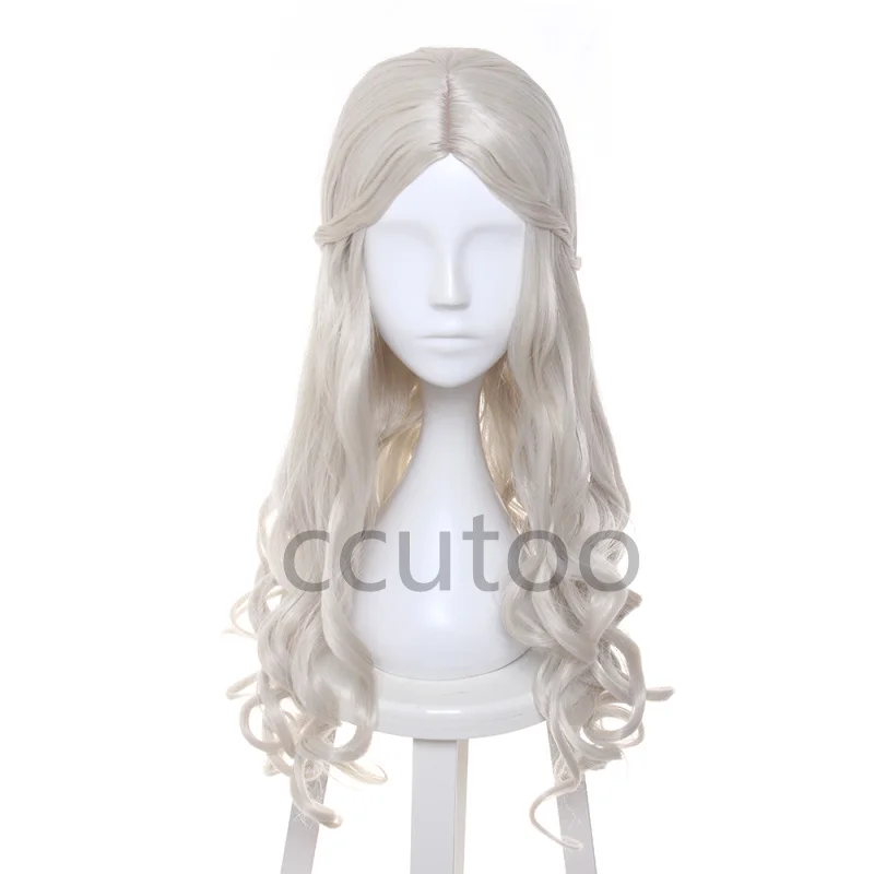 

Парики Белой Королевы Блондинка Длинный Волнистый Синтетический Парик Костюм на Хэллоуин Парик Стилизованные Женские Парики