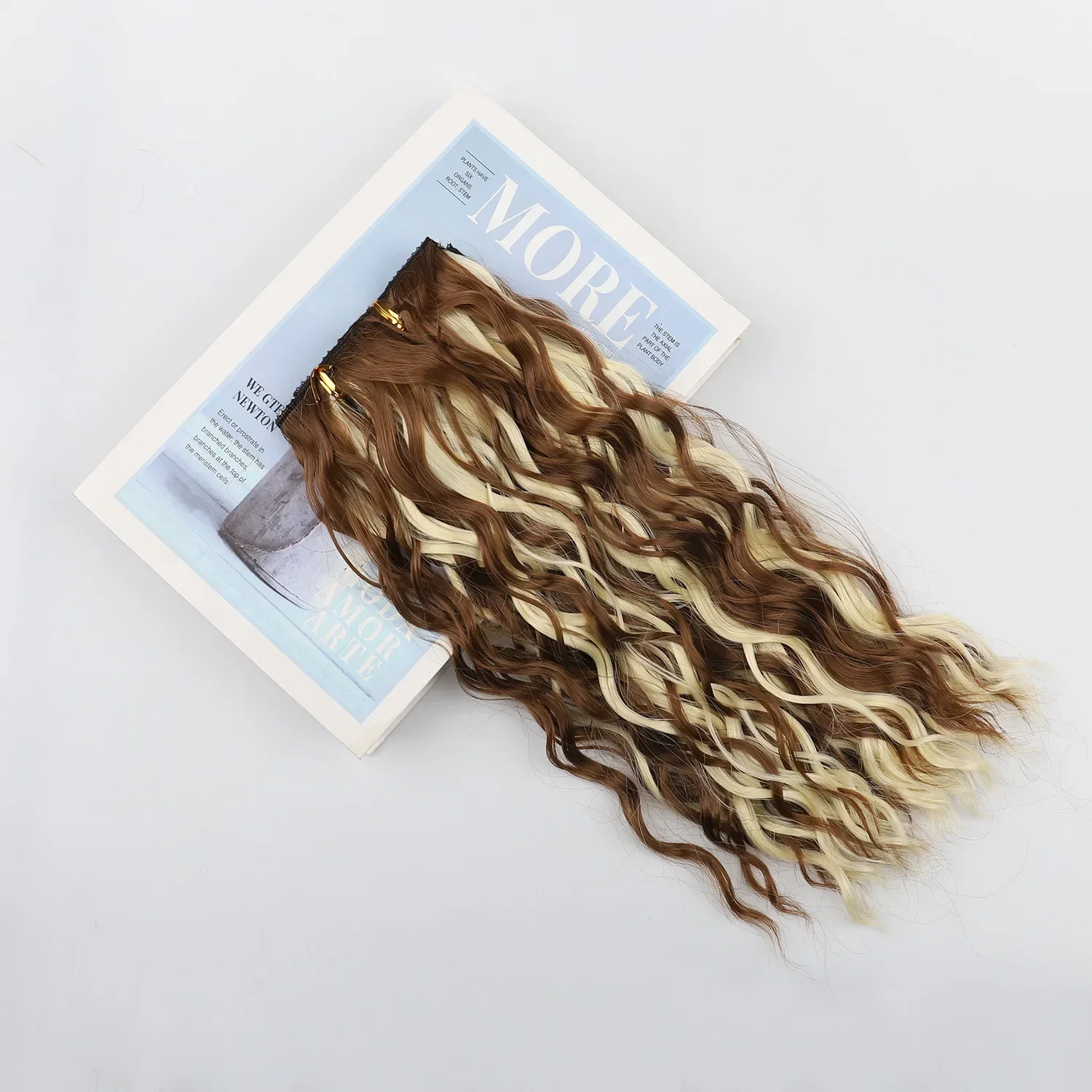 Popular Practical  Clips Hair Water Ripple Wig Extension Sheet Short Curl Ripple Cosplay Accessories Accessories