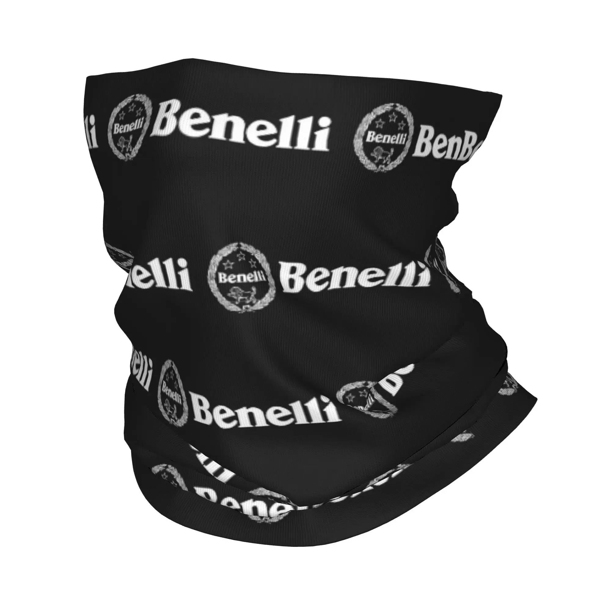 Custom B-Benellis Racing Moto Bandana Neck Gaiter Windproof Face Scarf Cover Men Women Classical Logo Headwear Tube Balaclava
