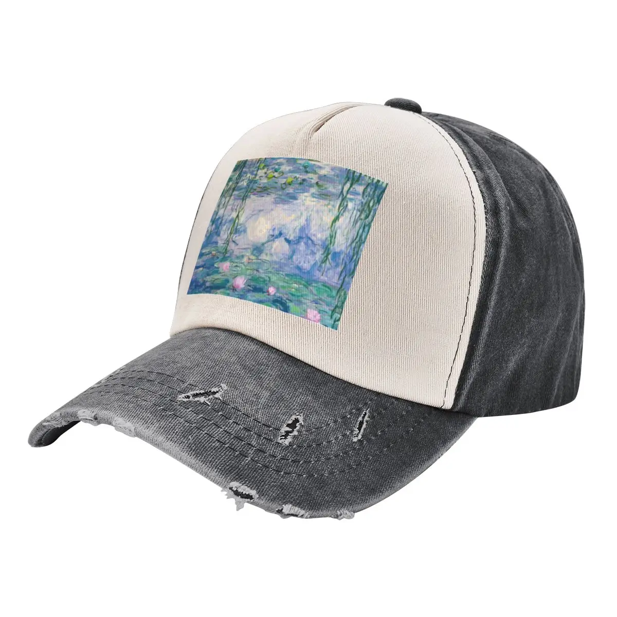 Water Lilies Claude Monet Fine Art Baseball Cap Thermal Visor Gentleman Hat Golf Wear Military Cap Man For Women Men's