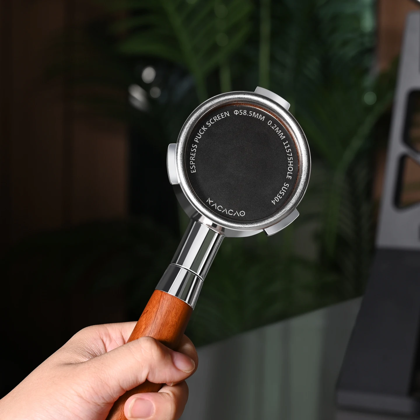 KACACAO Espresso Puck Screen 0,2 mm magnetisches Entferner-Set 51 mm 54 mm 58 mm für Delonghi Breville Kaffeezubehör Barista-Werkzeug