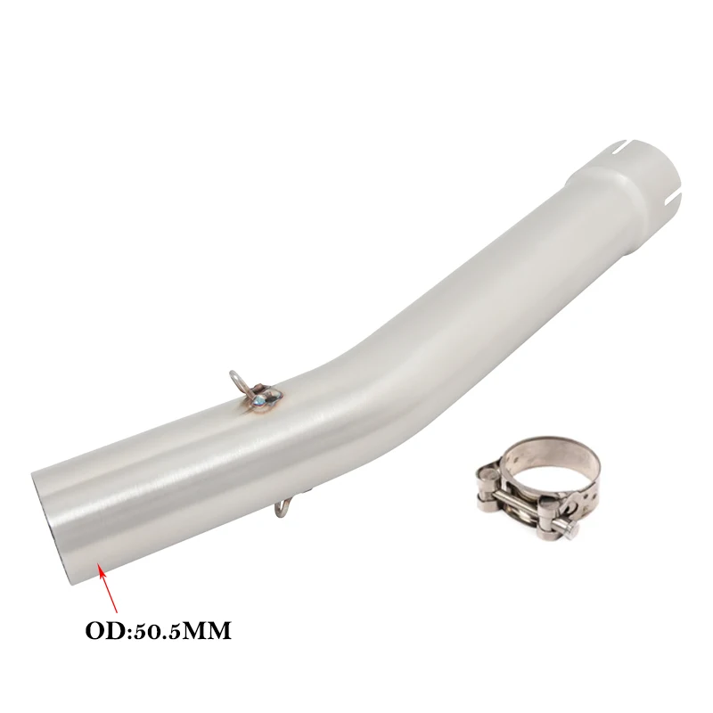 Slip On For YAMAHA YZF R6 YZF-R6 1998 - 2005 Motorcycle Exhaust Escape System Middle Link Pipe Stainless Steel Muffler DB Killer - view 2