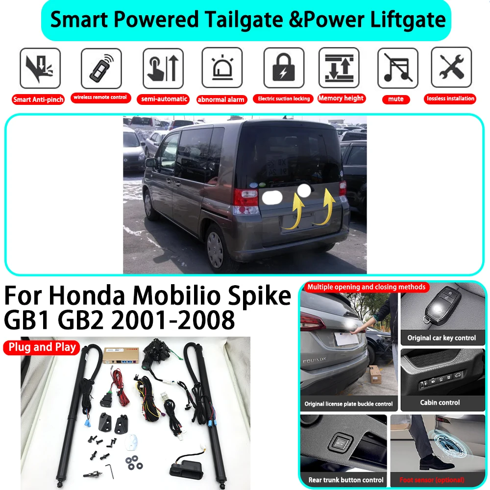 

for Honda Mobilio Spike GB1 GB2 2001-2008 OEM Smart Automatic Powered Tailgate Electric Power Tailgate Lift Kit Key Close ﻿