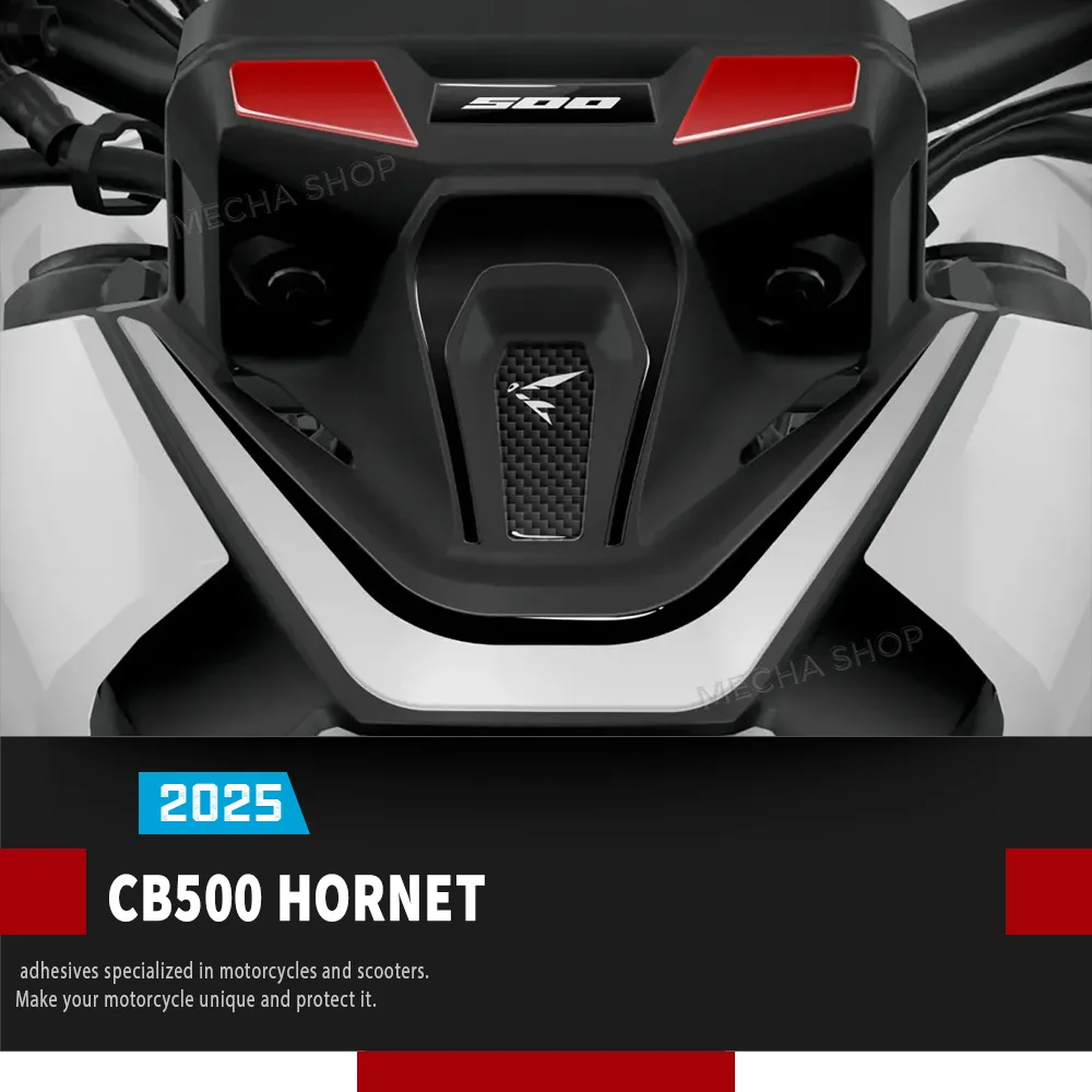 

Для мотоцикла CB500 Hornet 2024-2026: Комплект защитных 3D-наклеек из смолы, передняя наклейка