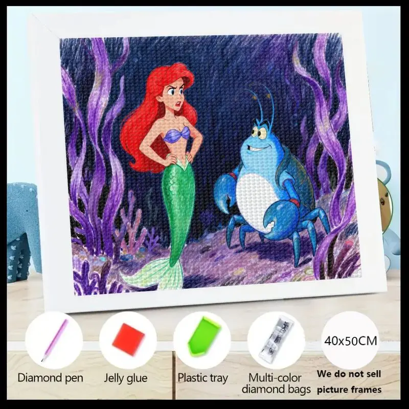 

Here is a detailed diamond painting product title for Temu, based on the image and example:1PC 40x50CM Full Drill 5D Diamond Pai