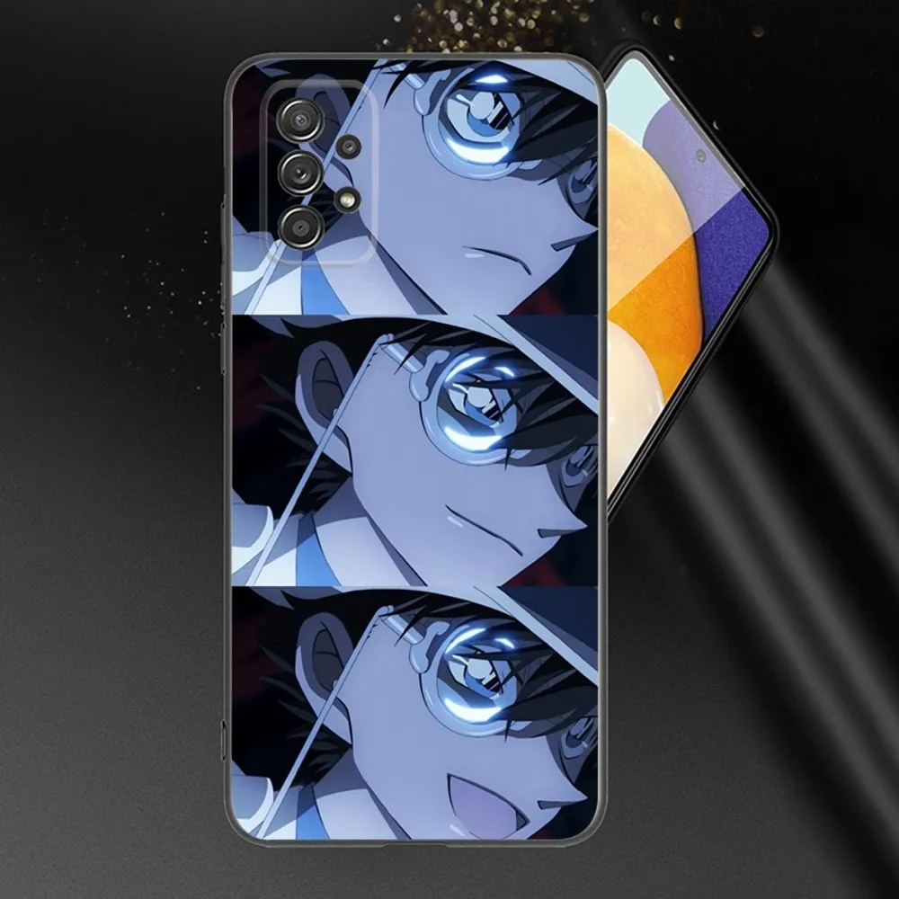 Anime D-Detective C-Conan Phone Case For Samsung Galaxy A13,A21s,A22,A31,A32,A52,A53,A71,A80,A91 Soft Black Phone Cover