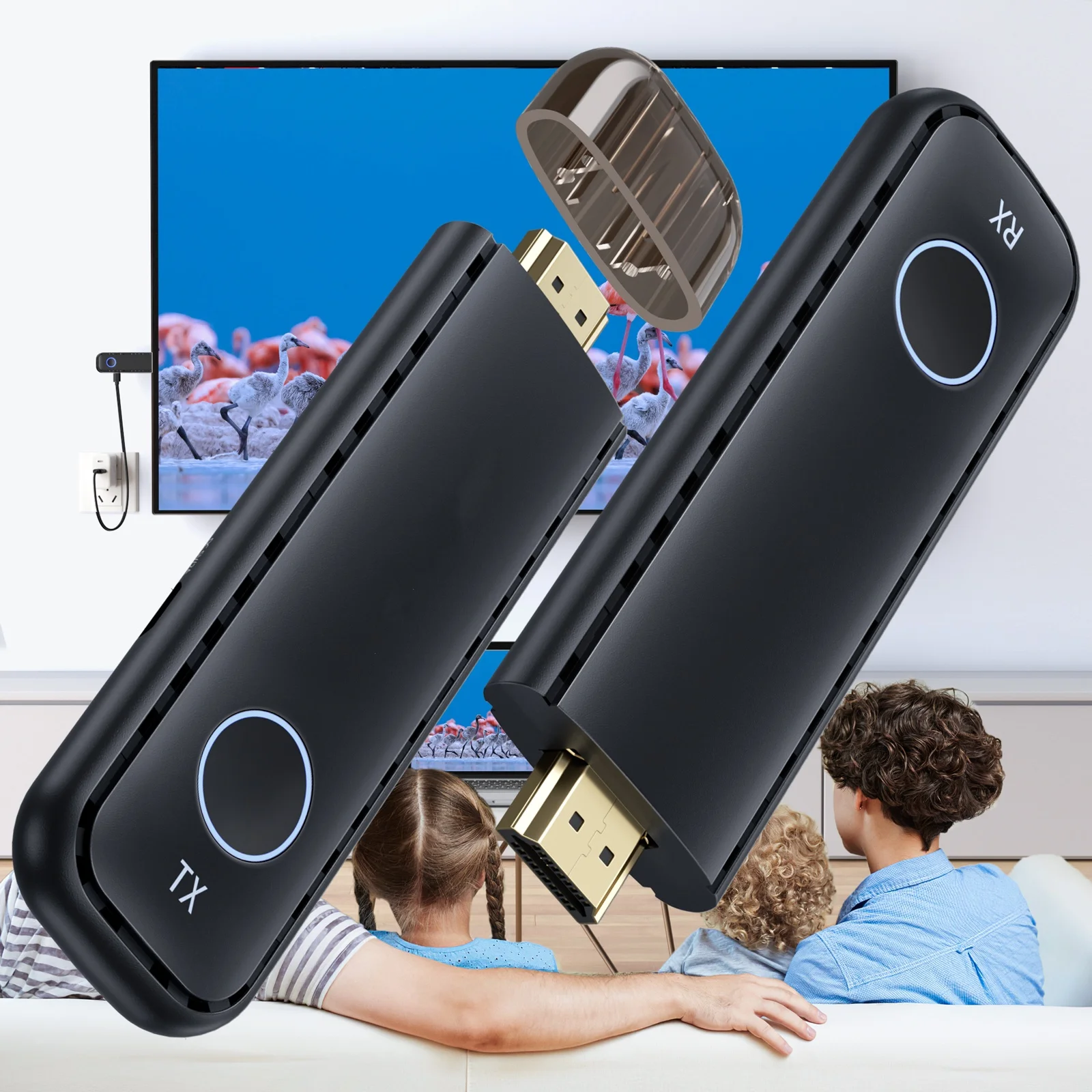 2025 G 57 Smart Wireless Transmission System Dongle 4 K Hdtv Extender Conference Wireless Presentation System for Screen Mirro