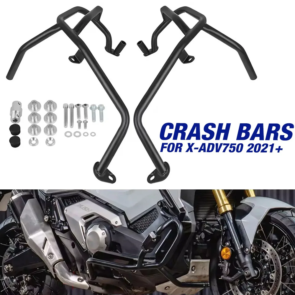 

For HONDA XADV X-adv 750 XADV750 X-ADV750 2021-2025 2024 Crash Bar Motorcycle Engine Guard Bumper Stunt Cage Fairing Protection