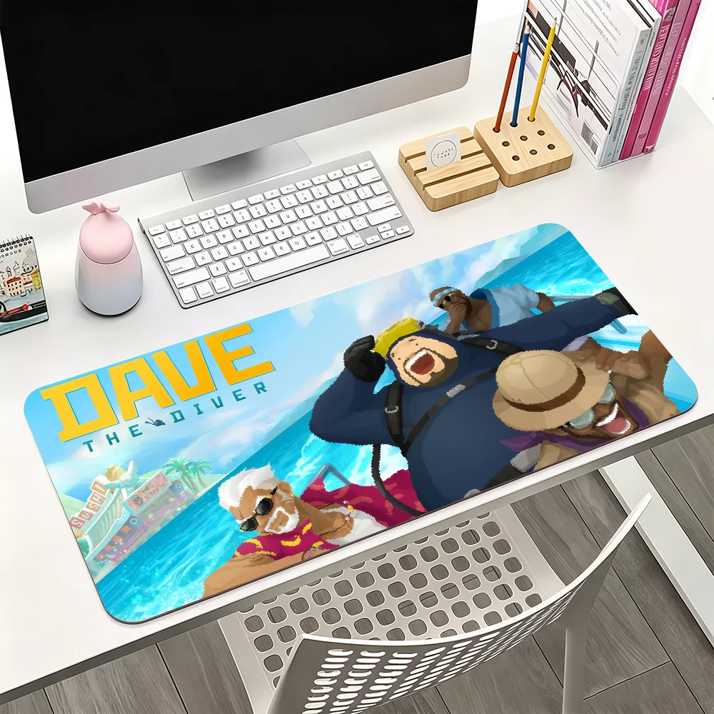 Game Daves the Diver Mouse Pad Large Non-Slip Waterproof Mat Stitched Edge Keyboard Pad for Gaming Daily Office - view 6