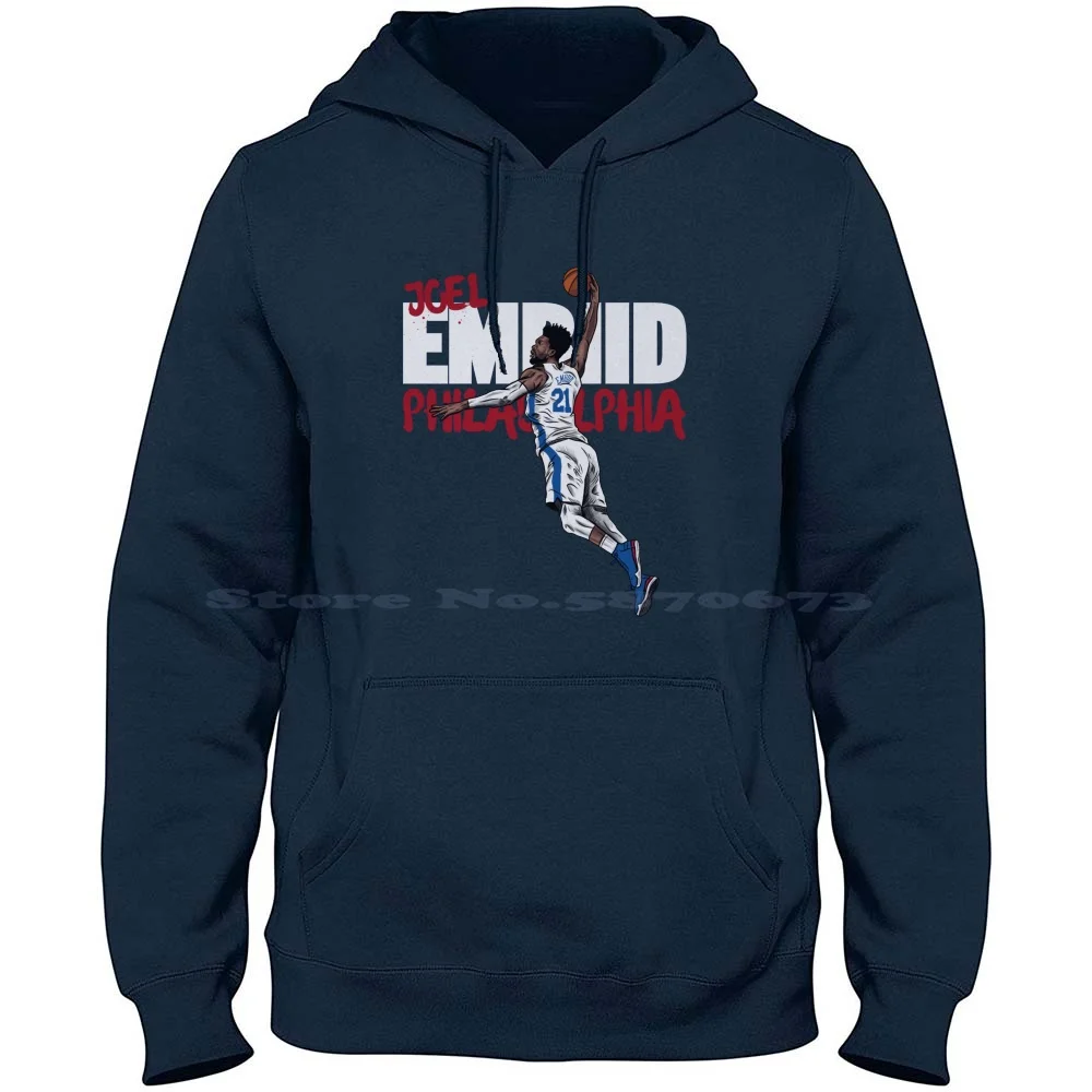 Joel Embiid Graffiti 100% Cotton Hoodie T Shirt