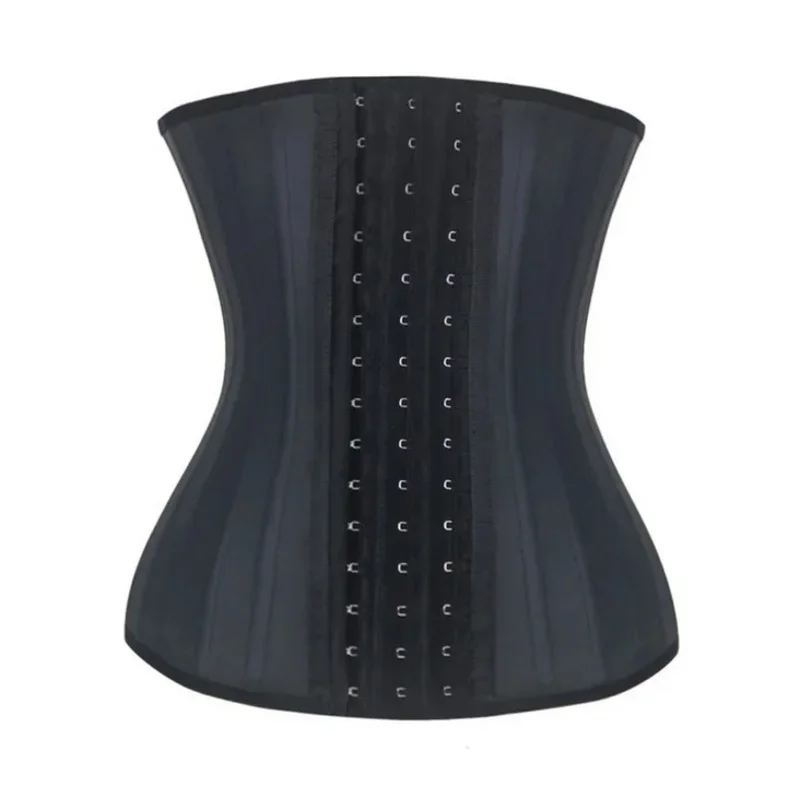 Entrenador de cintura de látex XXS, corsé para adelgazar el vientre, ropa interior, cinturón, faja moldeadora de cuerpo, correa de modelado, 25 cincher deshuesado de acero MN1