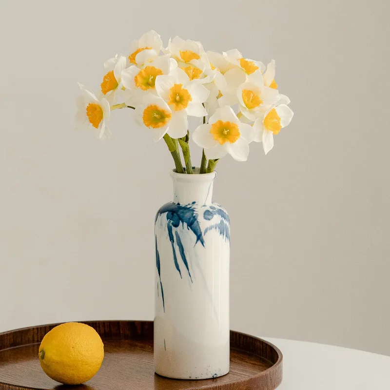 

A1 Ceramic Vase Irregular Ink Graffiti Flower Arrangement Accessories Flower Vase Tabletop Handicraft Ornaments Home Decoration