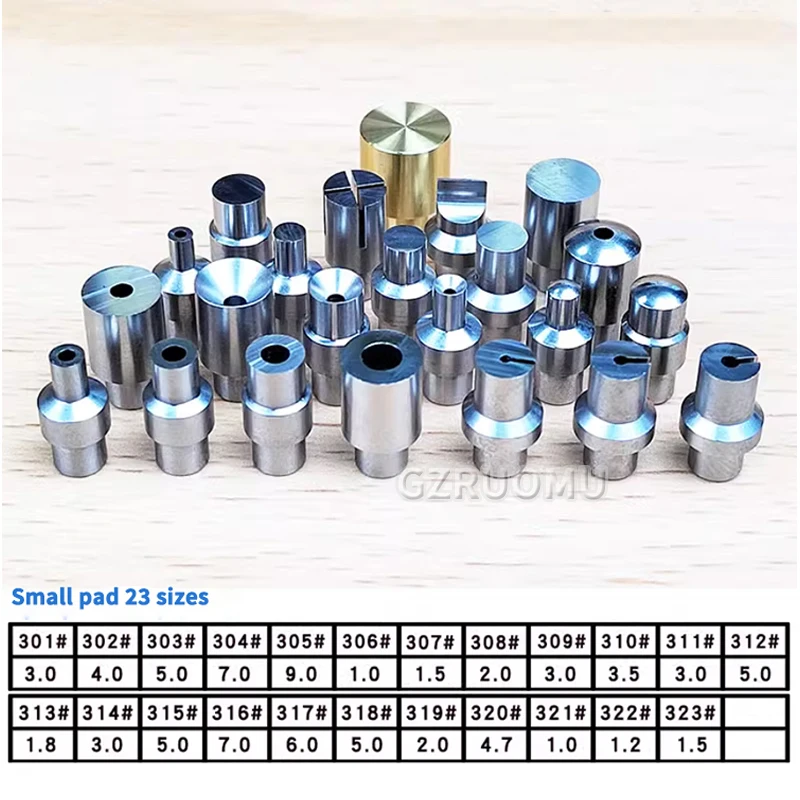 Watch Maintenance Tool High-quality 130PC Punches Punching Table Set Swing Wheel and Shaft Disassembly Watch Repair Staking Tool