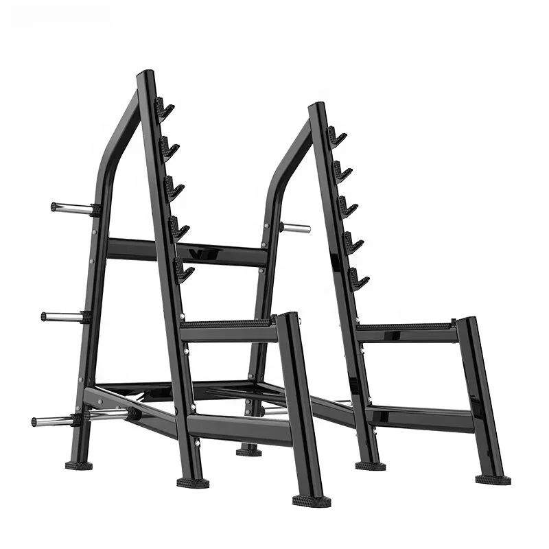 

Commercial - Grade Squat Rack with Oval Tubes Sturdy Gym Equipment for Squat Training
