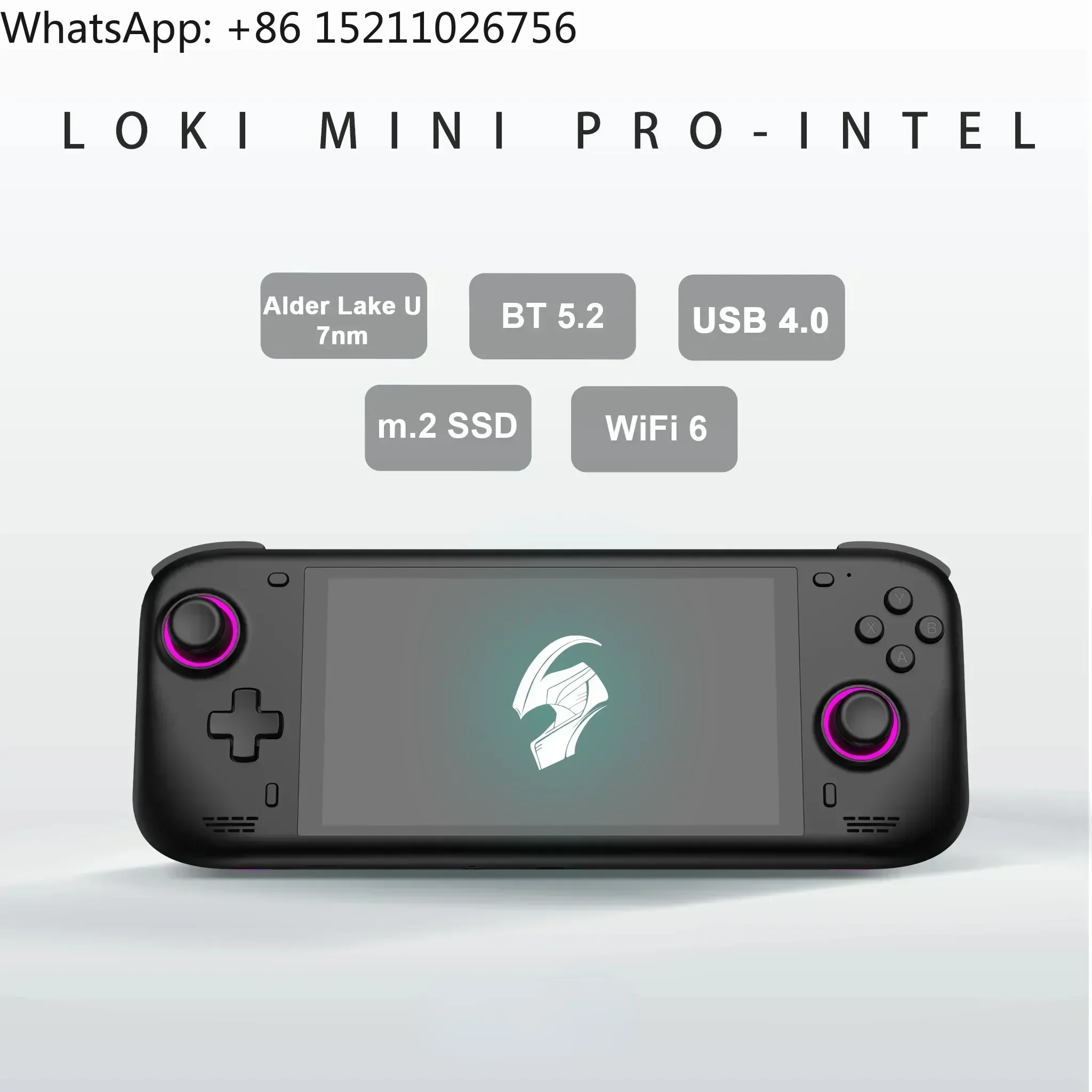 Loki Mini Pro 8+128GB SSD Retro Gaming Handheld Wifi-6 Bt5.2 6 Inch Touch Screen Tablet