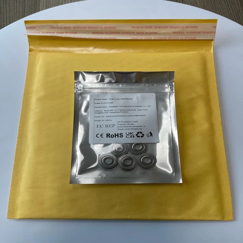 

4PCS SV6-16ZZ 6X16X4 mm Stainless Steel Roller Bearing Guide Rail Pulley V-shaped Bearing SV6-16 SV6-16Z