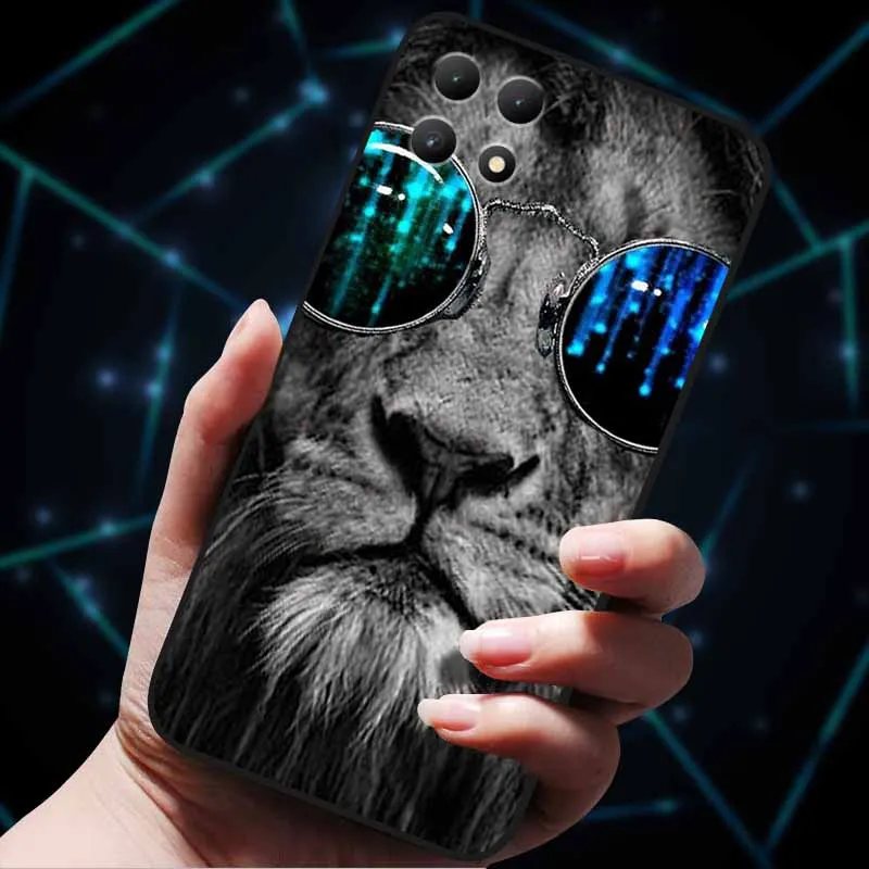 For T-Mobile Revvl 7 5G Case 7Pro 5G 2024 Wolf Lion Soft Silicone TPU Back Cover for T-Mobile REVVL 7 Phone Case T Phone 2 5G