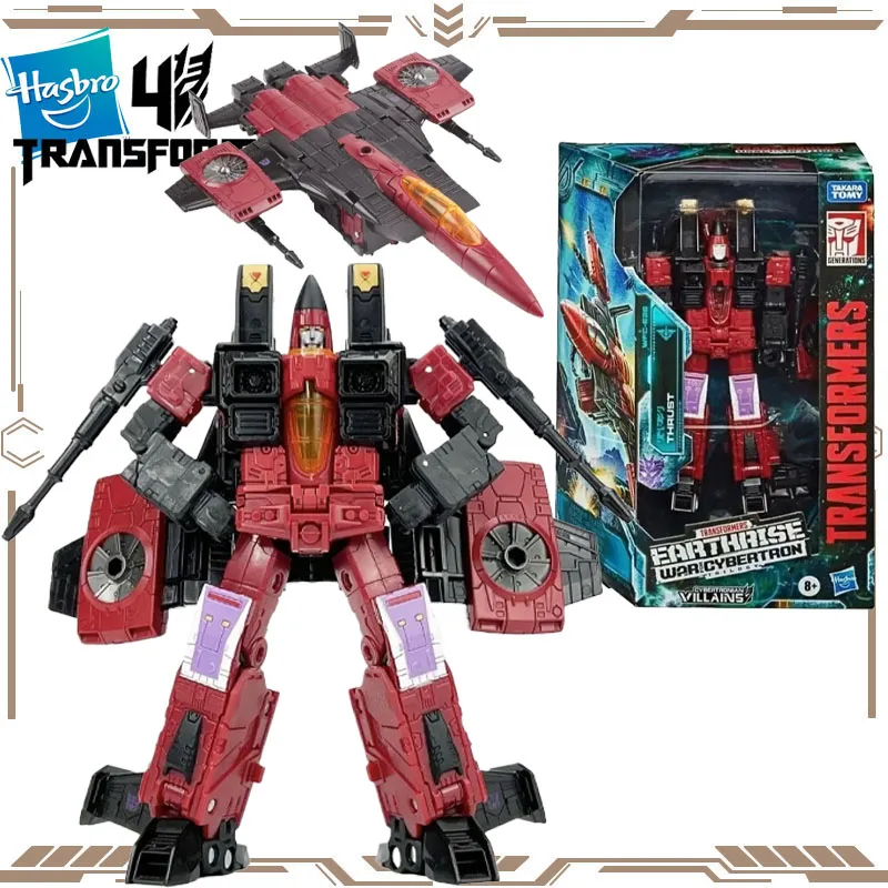 Hasbro Original Transformers Classic Toys Earthrise Deluxe Class WFC-E26 Thrust Action Figure Robot Toy Collectibles Gift