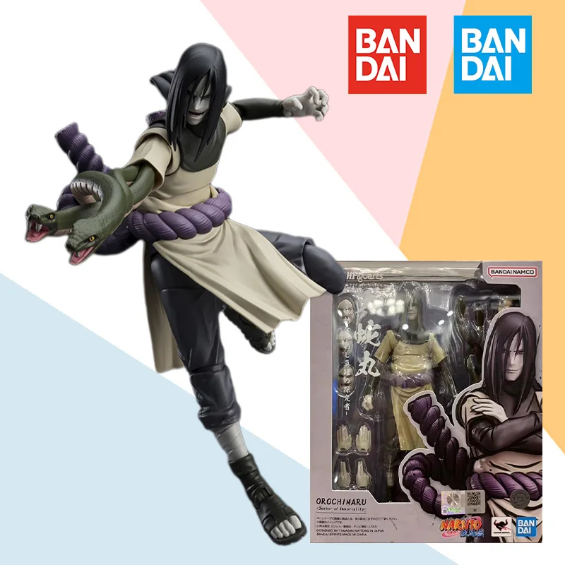 

Bandai Original Naruto OROCHIMARU SEEKER OF IMMORTALITY SHF S.H.Figurats Anime Action Figure Finished Model Kit Toy Gift for kid