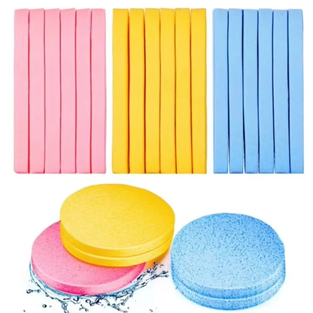 12PCS/Set Compressed Cosmetic Puff Facial Clean Pad Makeup Skin Care Tool Facial Clean Washing Sponges Skin Care Cleaning Sponge
