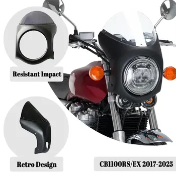 適用於本田 CB1100 RS/EX 2017-2025 的擾流板擋風玻璃罩,以及適用於 CB1000RS 2018-2025 的擋風玻璃保護罩 10 最佳銷售 本田 CB 1100 RS - №5