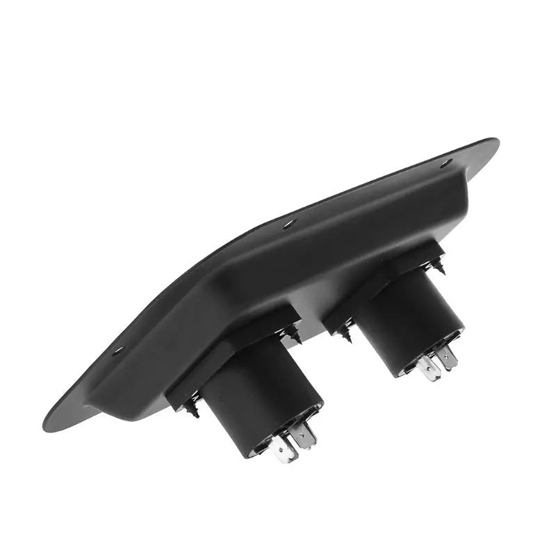 A3PC Jack Plate Socket Junction Box Clip Guitar Dual 1/4\