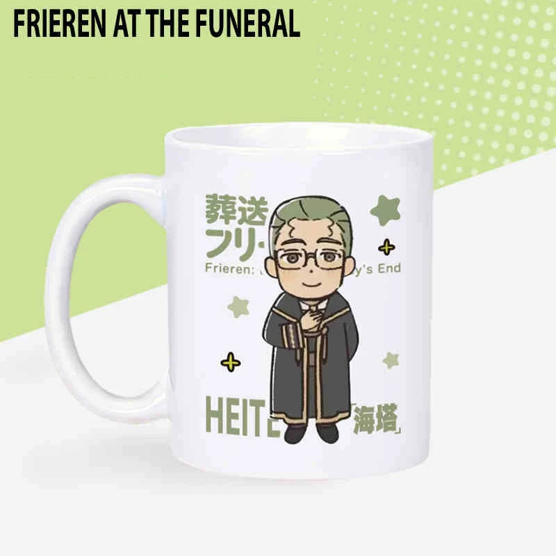 Anime Sousou No Frieren Beyond Journey's End Stark Fern Mugs Cosplay Ceramic Coffee Water Cup Men Women Cartoon Drinking Cup NEW