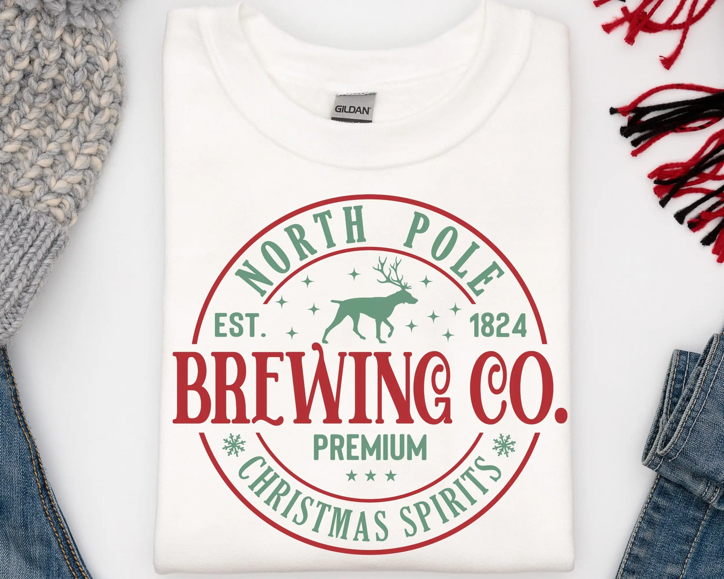 

Gsp Christmas Sweater Sweat T Shirt Mom