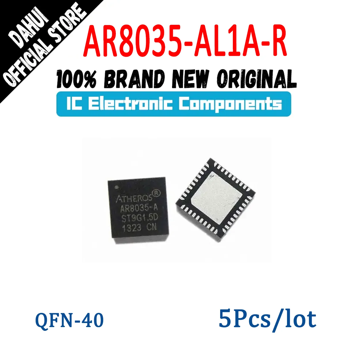 

AR8035-AL1A-R AR8035-AL1A AR8035-AL1 AR8035-AL AR8035 AR IC chip CPLD FPGA QFN-40 In Stock 100% New Originl