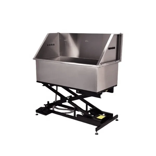 

Professional Stainless Steel Pet Bathing Station Electric Height Adjustment for Large Dogs