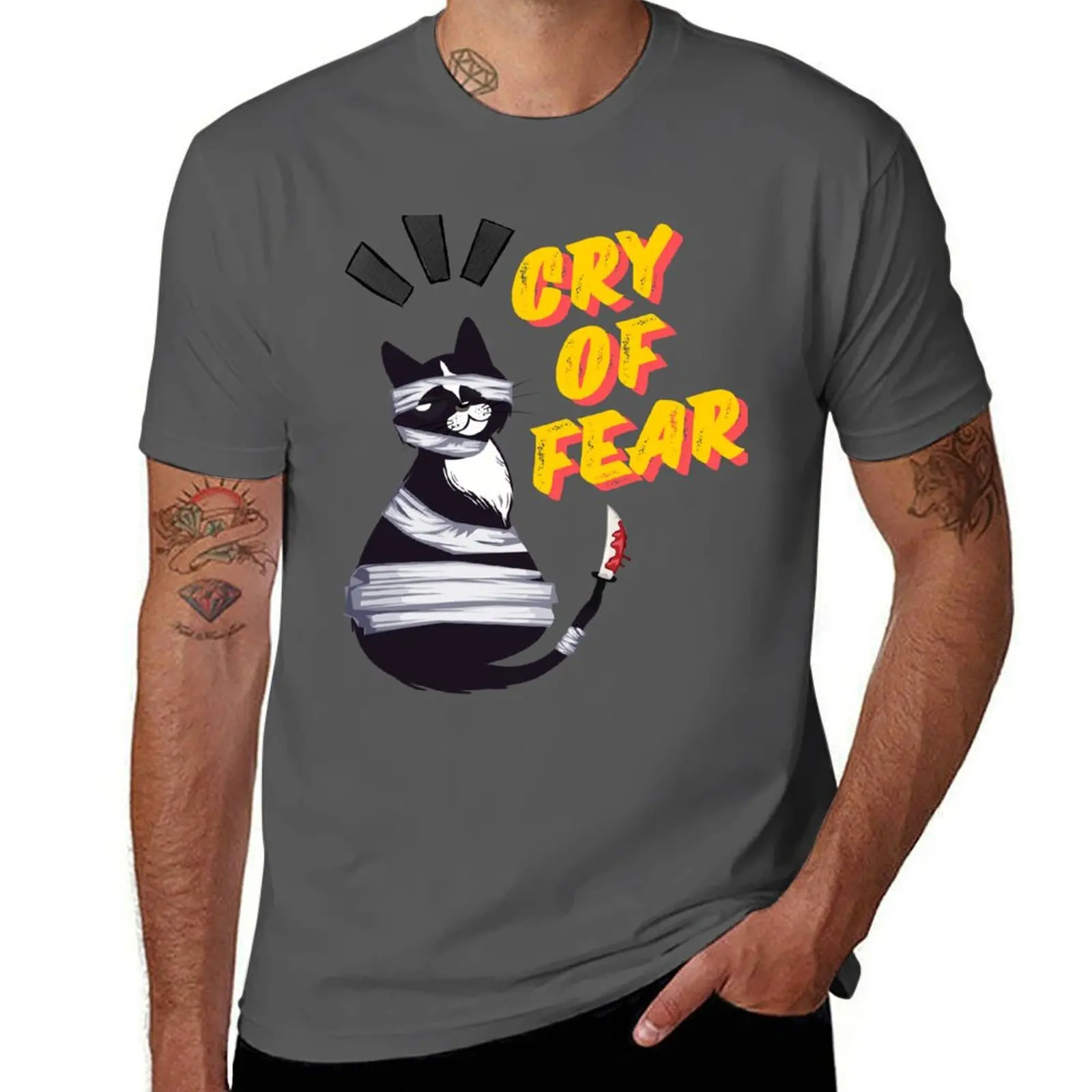 Cry of fear T-Shirt customs design your own blue archive custom shirt vintage t shirts mens t shirt