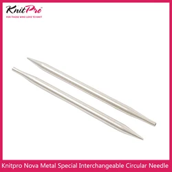 1 pezzo Knitpro Nova Metal 8.5cm ferri da maglia circolari intercambiabili