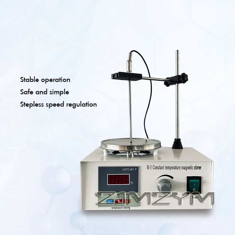 Imagem -04 - Agitador Magnético de Temperatura Constante Display Digital Agitador de Aquecimento Dispositivos de Laboratório