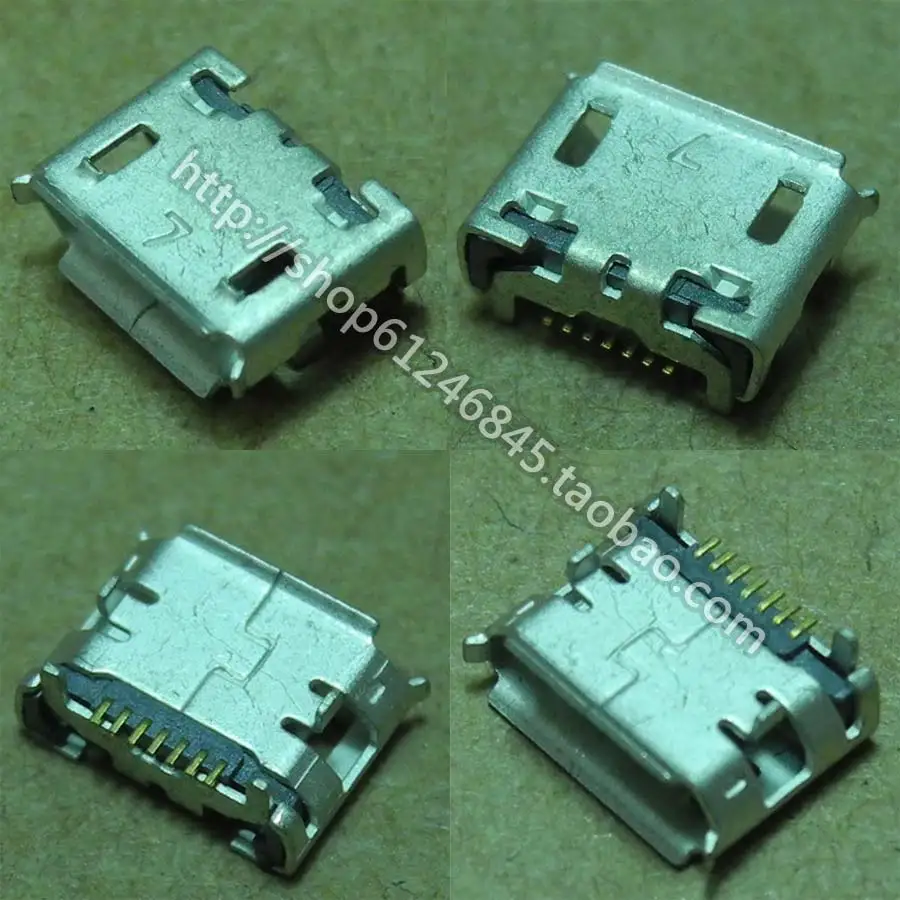 Micro Usv End For netbooks, tablets, mobile phone Micro USB pins inserted 7 needles ...