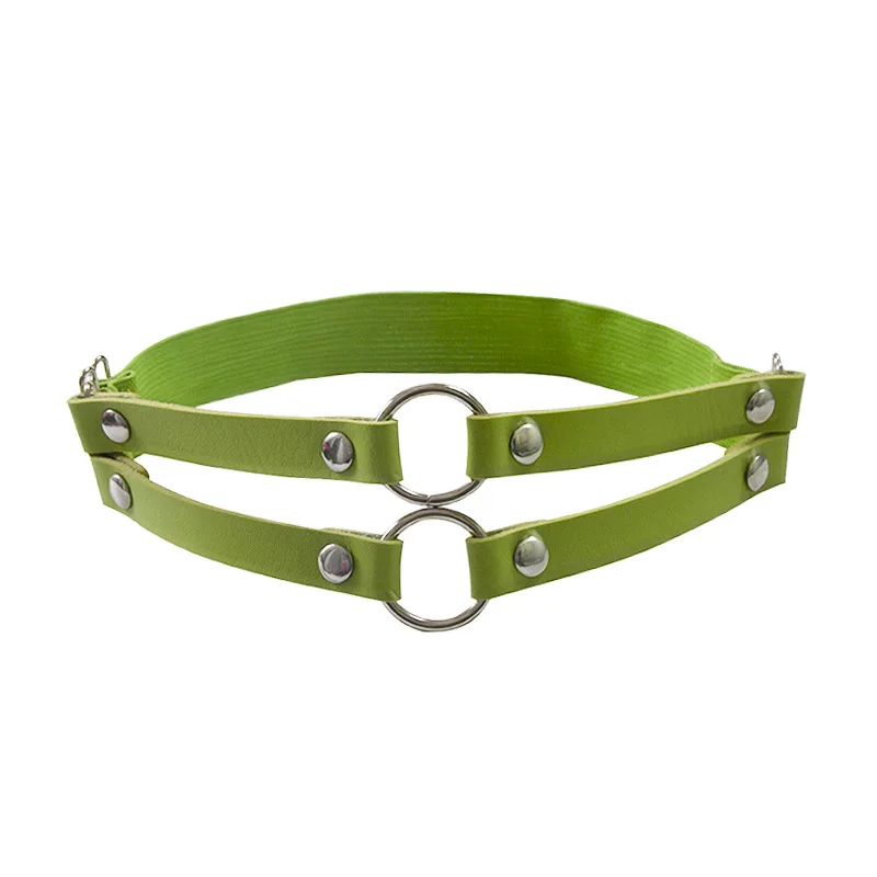 الأوروبية والأمريكية الساخن بيع شخصية حلقة مزدوجة الساق حلقة مرنة تعديل حزام الرباط المستديرة الأسهم