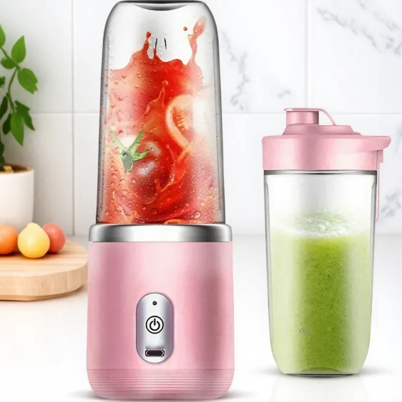 

400 мл двойная чашка USB портативный мини-блендер для сока экстрактор домашний путешествия сепаратор сока маленькая машина для приготовления смузи дополнительный подарок