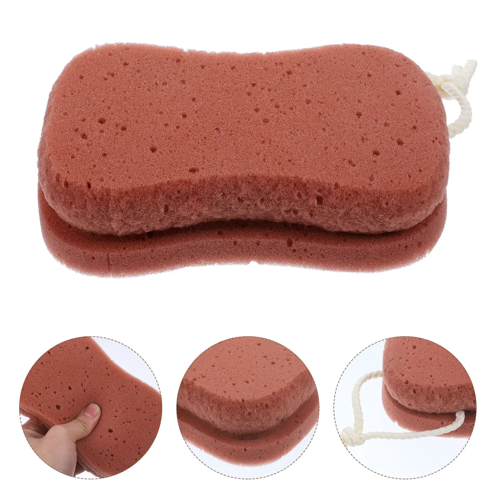

Shower Sponge Bath Exfoliating Sponge for Deep Cleansing and Skin Renewal Soft Texture Portable Lightweight Travel Friendly Bath