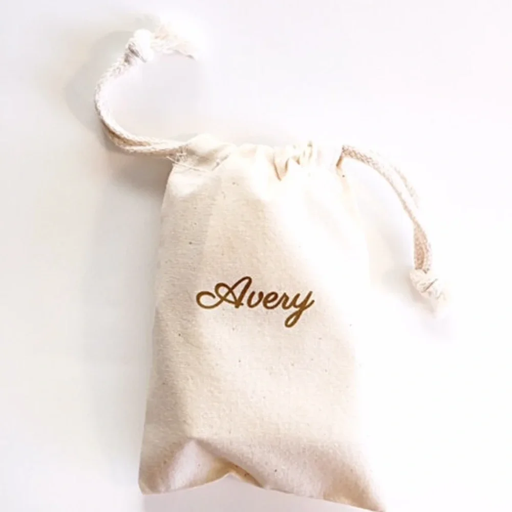 20 pcs Personalized Custom jewelry bag for Bridesmaid Gift Bag|Personalized drawstring Bag