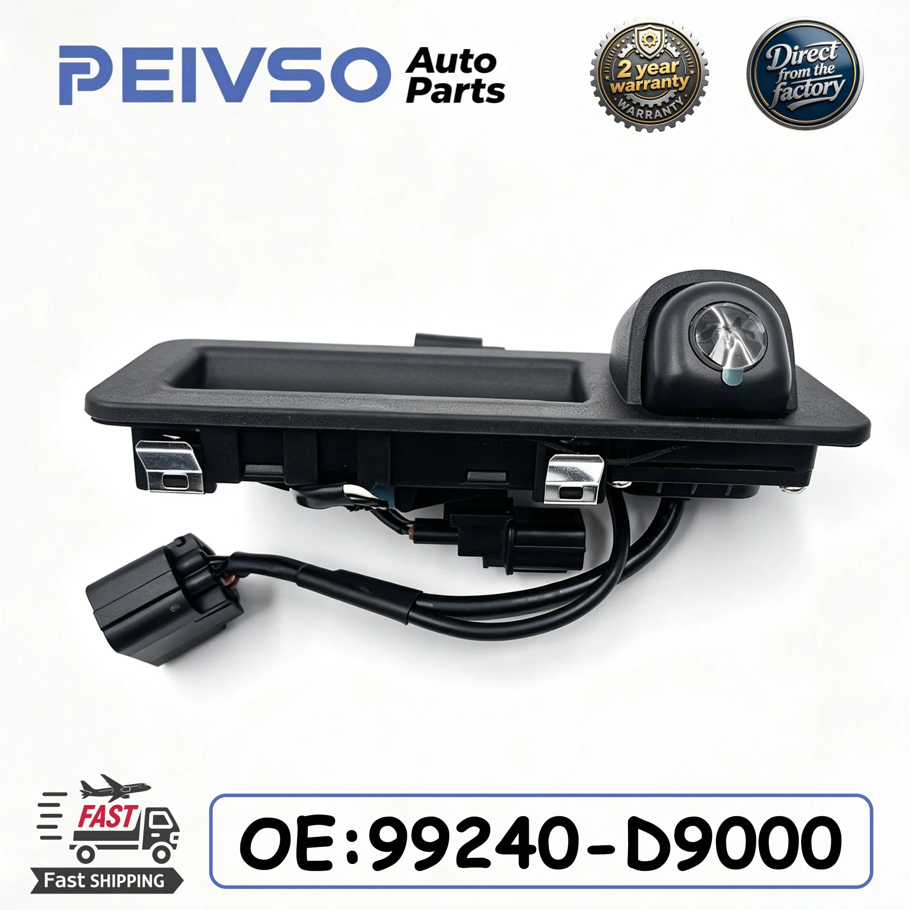 PEIVSO 99240-D9000 New Rear View Camera Reverse Camera Parking Backup Camera With Handle For Kia Sportage 2020-2022